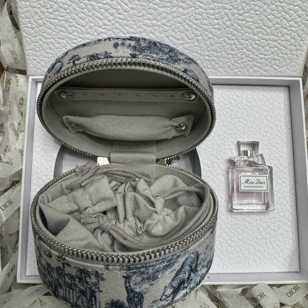 Dior Jewelry case box Pouch Novelty Blooming Bouquet mini dabber set GWP